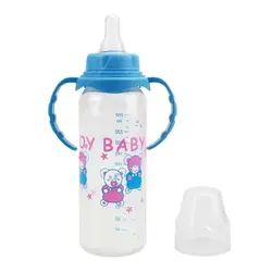 Детские Кормление воды стандартный размер PP бутылка для кормления новорожденных бутылка розовый синий