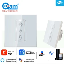 NEO Coolcam WiFi ЕС диммер переключатель 1 банда умный сенсорный выключатель света лампочка с регулированием яркости работа с Amazon Alexa Google Assistant, IFTTT