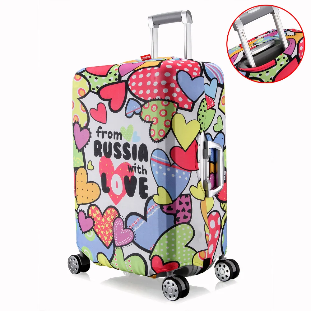 Russian Style Case Suitcase Protective Cover For Trolley On Wheels 18-30'' Busy Board Suicase Covers Dust Bag Travel Accessories