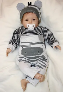 

Sleeping baby doll 20 inch soft silicone reborn Dolls baby reborn Menino newborn Toys realistic doll reborn for Christmas gift