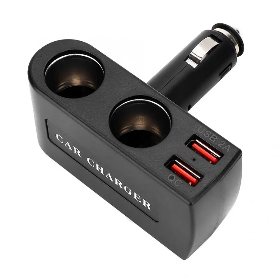 

usb car lighter Dual USB Interface 2-port Car Charger Cigarette Lighter Sockets socket for car New arrives