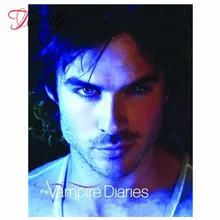 5D DIY алмазная живопись на заказ Дневники вампира алмазная живопись квадратный блонд значок с вышивкой в виде ромба ужас