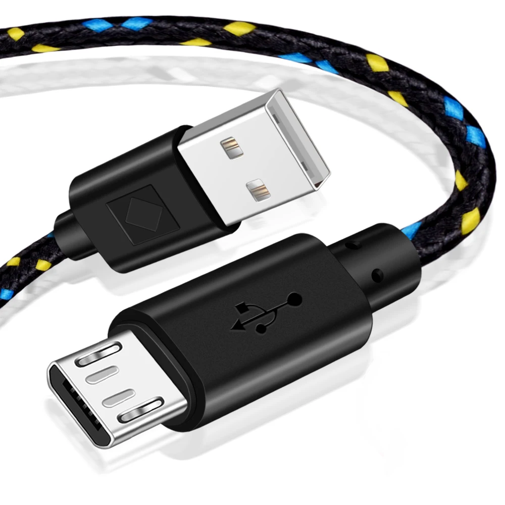

Bakeey Micro USB Cable 1m 2m 3meter Fast Charging Nylon USB Sync Data Mobile Phone Android Adapter Charger Cable for Samsung