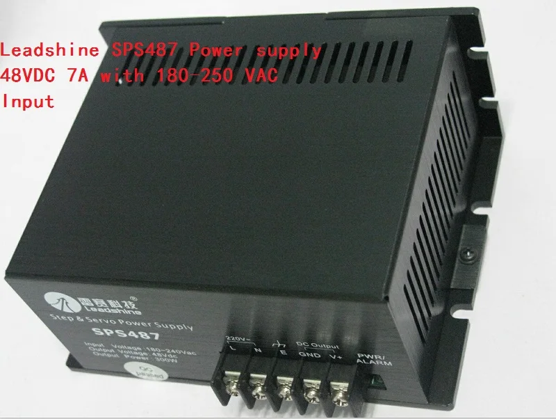 Leadshine SPS487 Ultra Compact 48 VDC / 7A Unregulated Switch Power Supply with 180-250 VAC Input Leadshine SPS487 Ultra Compact 48 VDC / 7A Unregulated Switch Power Supply with 180-250 VAC Input