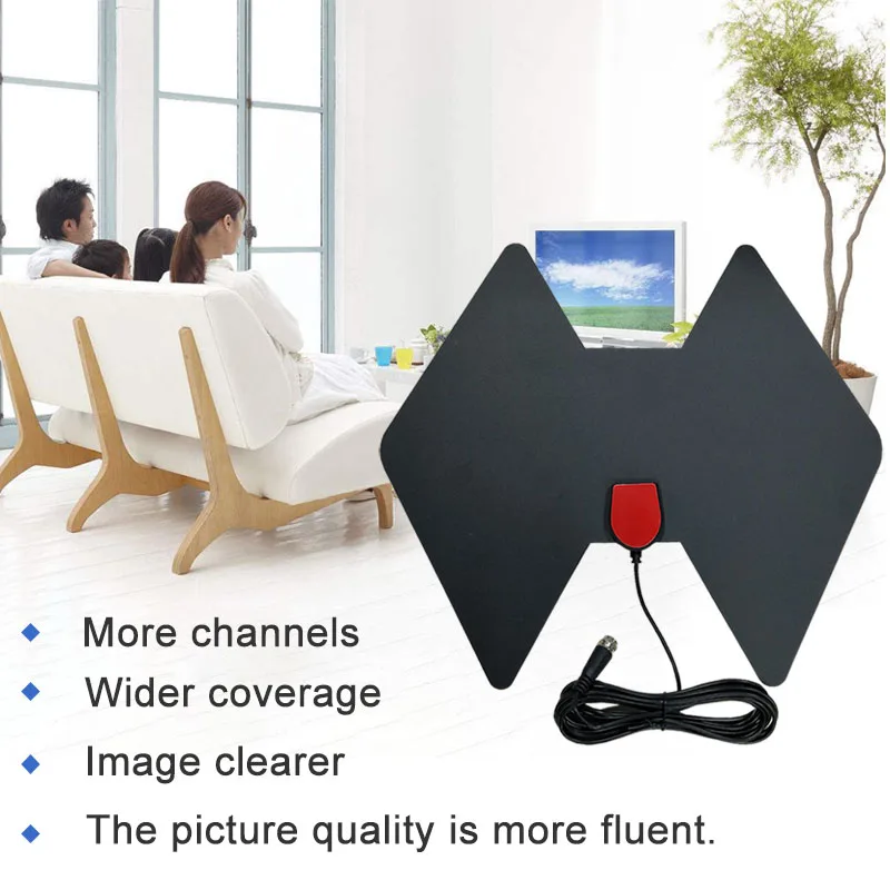

tv antenna antena Indoor digital outdoor hdtv hqclear receptor exterior booster amplifier dvb-t2 dtv dvb t2 tv-4k signal para