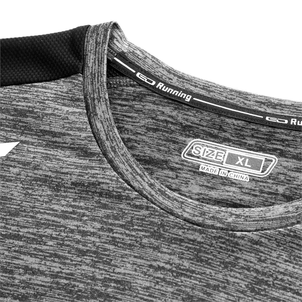 BARBOK Men Sports Shirt Quick Dry Compression Running Shirt Gym Workout Bodybuilding Tight Shirt Soccer Basketball Jersey