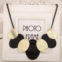 ZOSHI, Винтажное колье, Макси ожерелье из кожаной цепи, кулон, колье, Femme Bijoux, женские массивные подвески и ожерелья