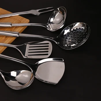 

New 6 Pieces Multifunction Upscale Kitchenware Cooking Tool Kitchen Utensil Sets Stainless Steel Kitchen Tools Sets Accessories