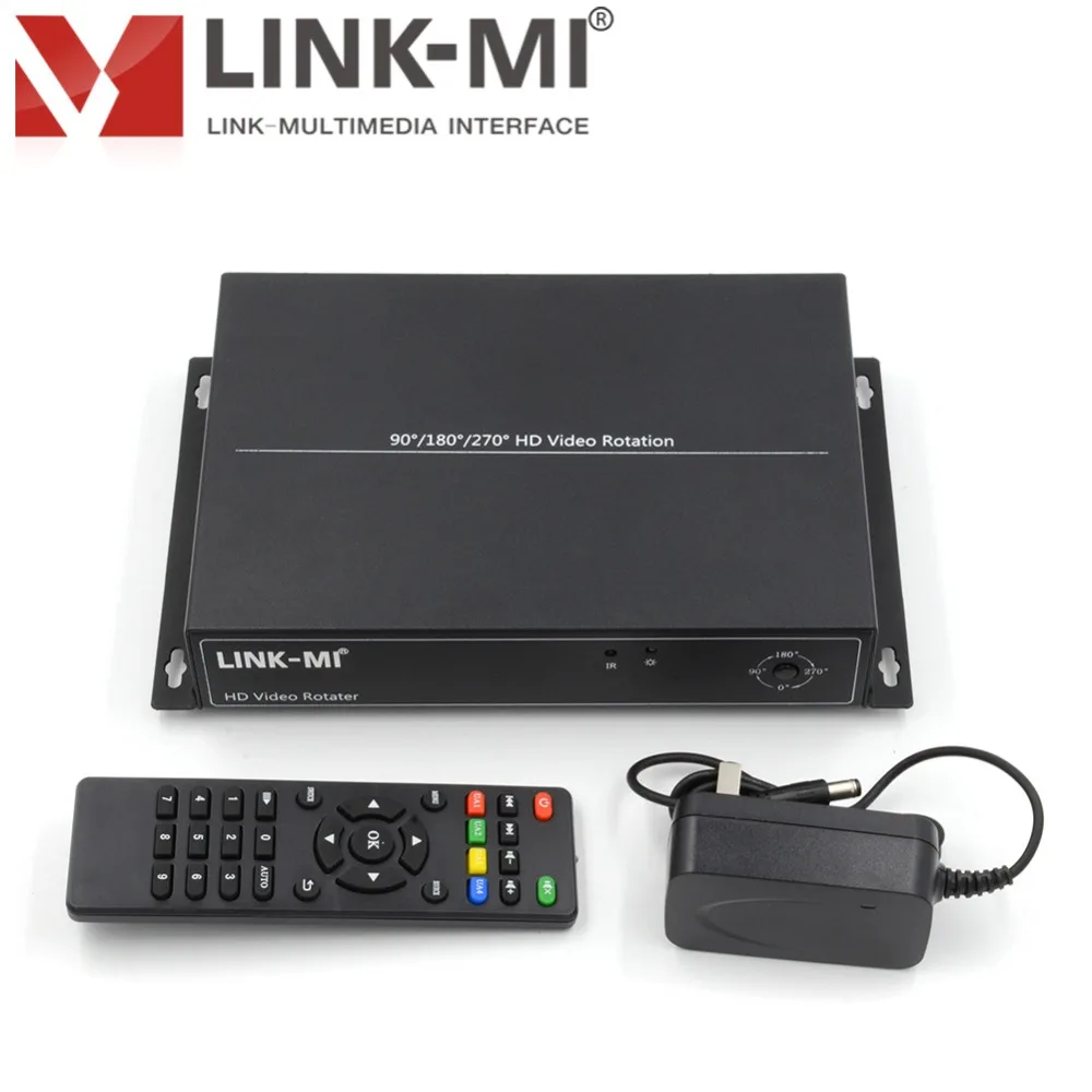 

LINK-MI LM-TR21V HD Video Rotater 90/180/270 degrees with 2 HDMI in, 1 HDMI out