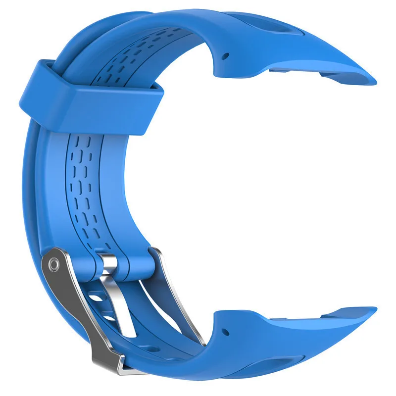 22 см 25 см силиконовый спортивный браслет ремешок для Garmin Forerunner 10 15 gps Smartwatch сменный ремешок подходит для мужчин и женщин - Цвет: Blue