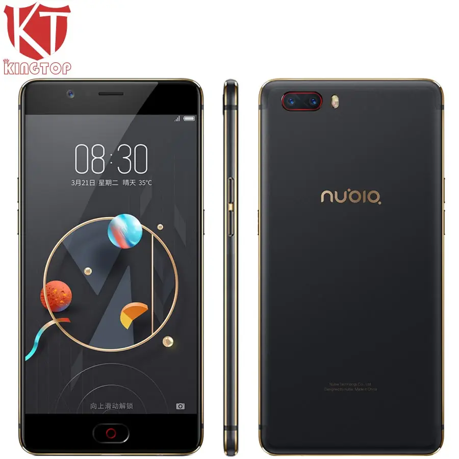 KT Original ZTE Nubia M2 Mobile Phone 4G RAM 64GB ROM Snapdragon 625 5 5 1080P