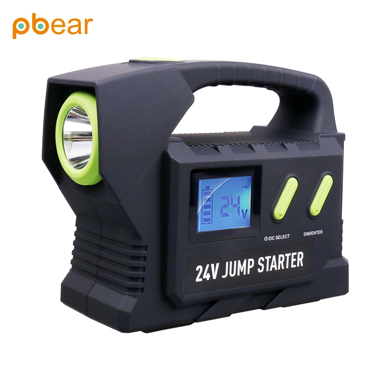 Car jumper lights with LED lights 12V emergency battery charger