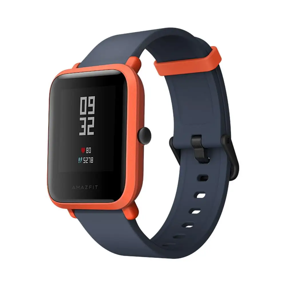 Смарт-часы Amazfit Bip Huami,$2, скидка, отражающий цветной экран, 1,28 дюймов, Баро, IP68, водонепроницаемые, gps, для Android и iOS