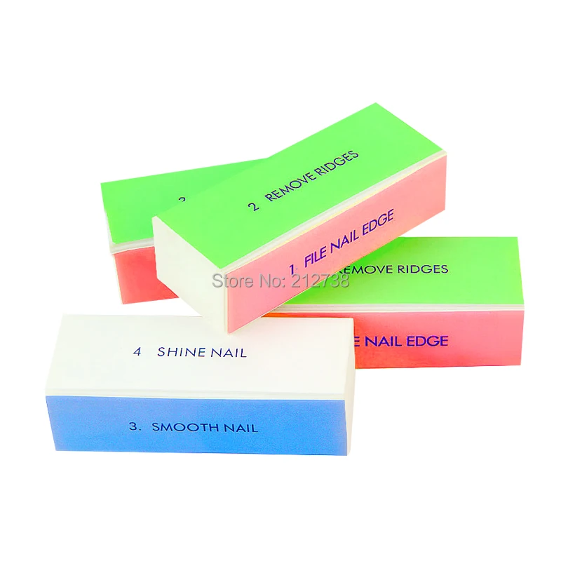 

5Pcs Nail File Buffer Nail Art Buffer Files Block Sanding Files 4 Ways Buffing Nail Tools Extensions False Nails Polish-B5