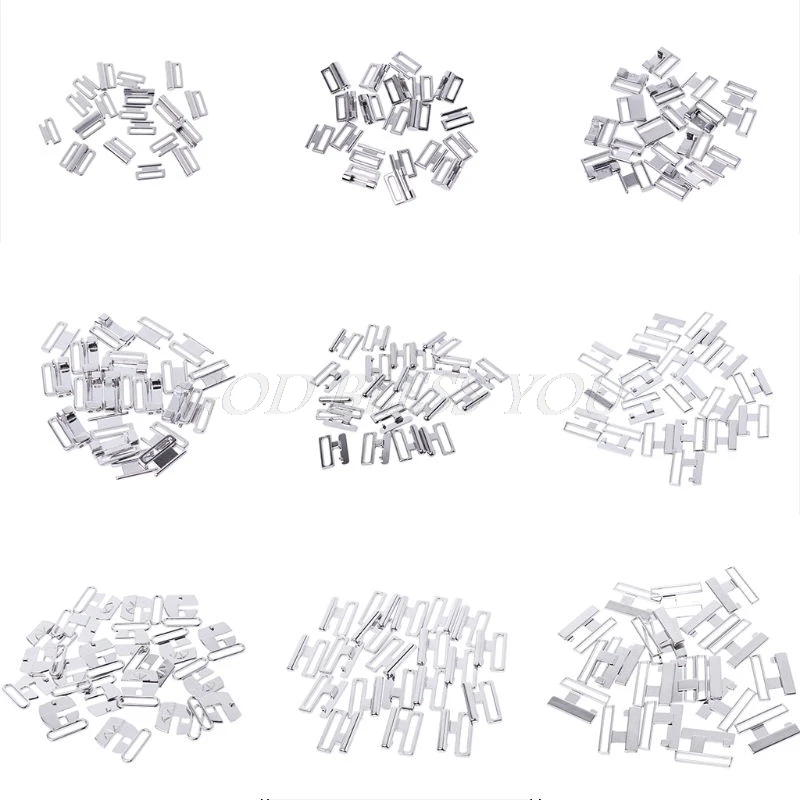 

10set Metal Alloy Buckle Bra Swimwear Bikini Clip Closure Hook Sewing Making DIY