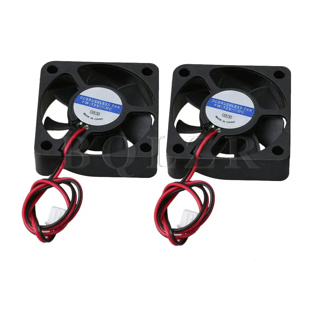 

BQLZR 12V DC Brushless Quiet Cooling Fan 7 Blades for Computer Case Set of 2
