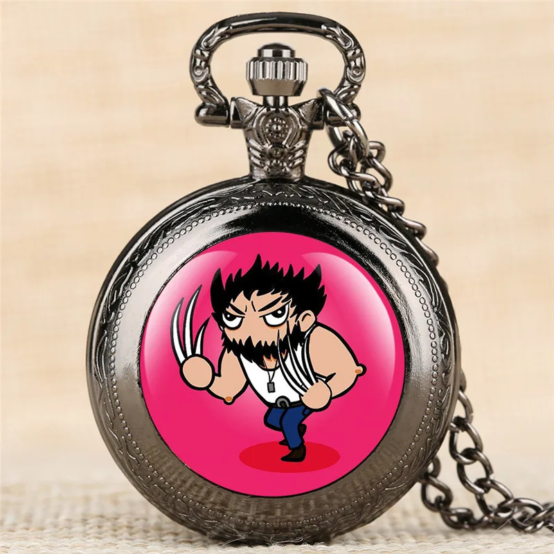 Reloj Mujer Fobs кварцевые карманные часы ретро для мужчин персональные герои мультфильмов узор подарок для карманные часы с цепочки и ожерелья