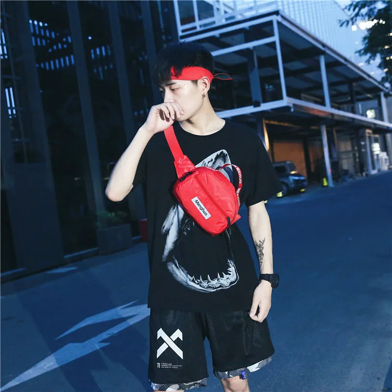 Menghuo Brand New Leisure Fanny Waist Pack Women Shoulder Belly Men Belt Handbags Female Crossbody Handbag Fanny Pack Waist bagIMG_5832