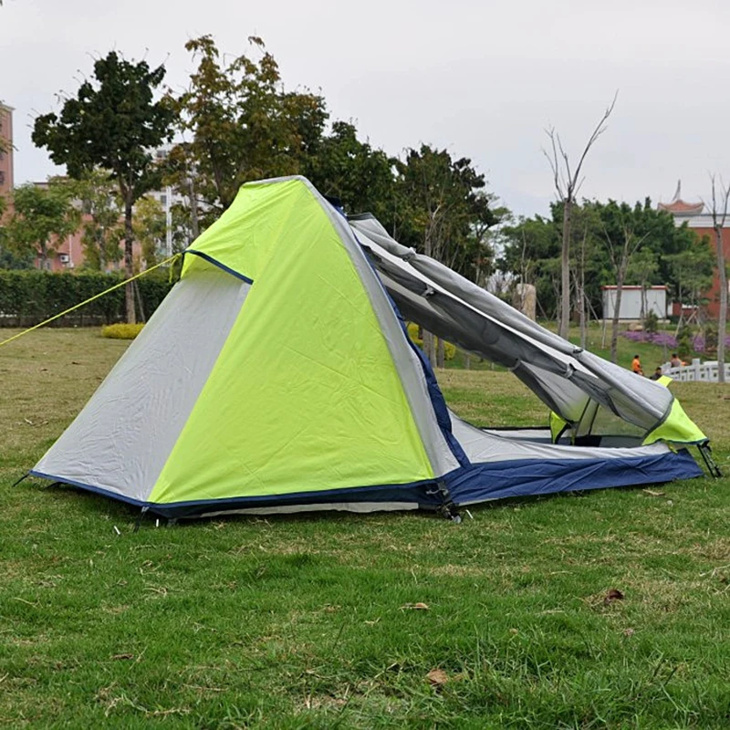 Alltel двухслойный Одноместный человек удобный Водонепроницаемый Ветрозащитный Кемпинг палатка Пляжная палатка Открытый Кемпинг