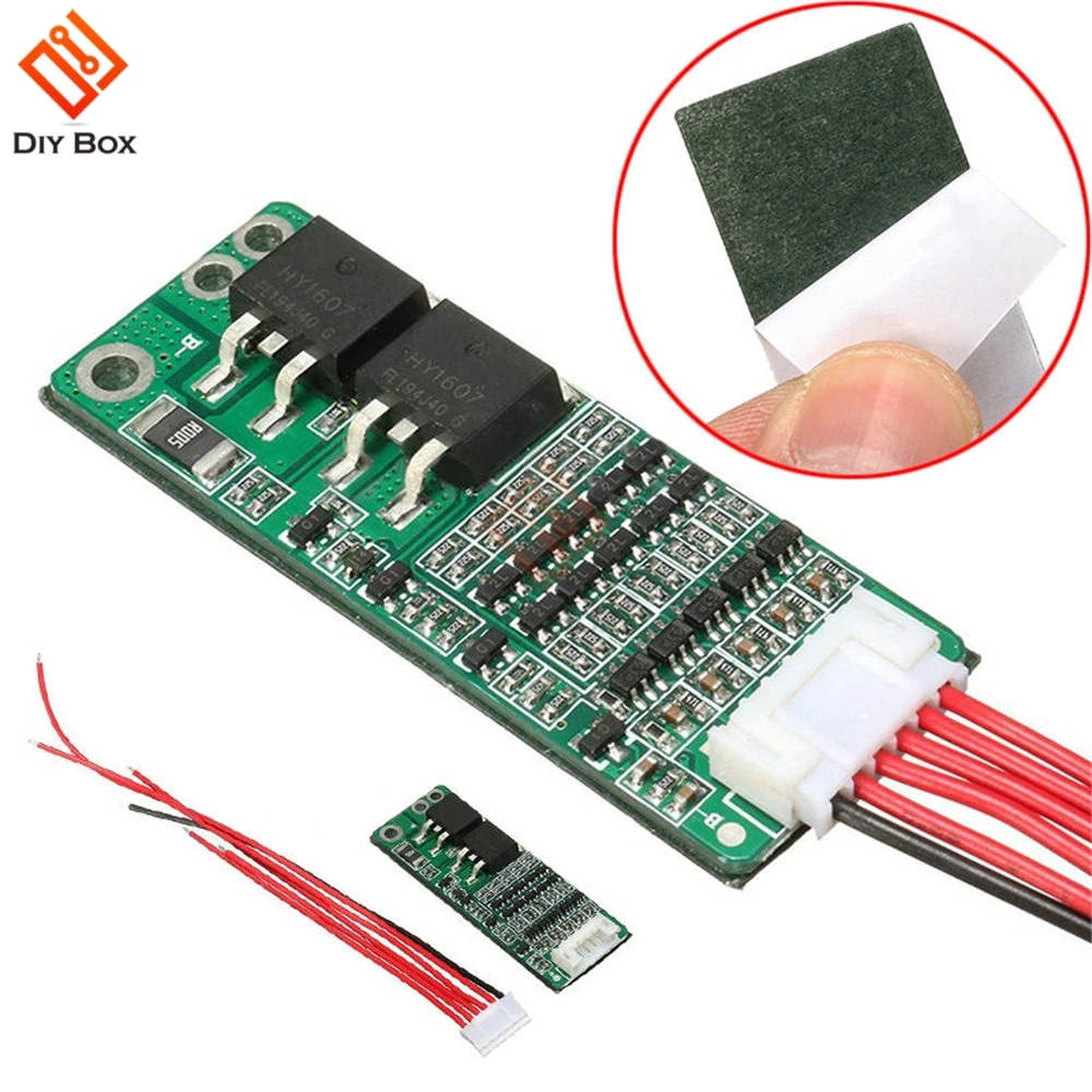 

5S 15A Li-ion Lithium Battery BMS 18650 Charger Protection Board Circuit Short Current Overcharge Cell Protection Module Wire