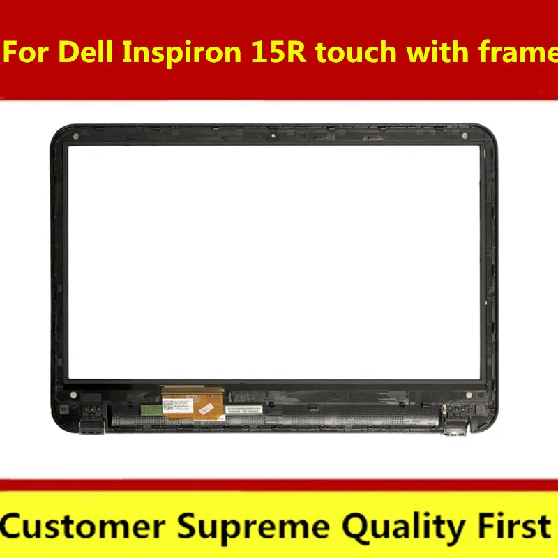 

Original 15.6" For Dell Inspiron 15R 3521 Tablet Touch Screen Digitizer Glass With Bezel Frame Hinge Replacement
