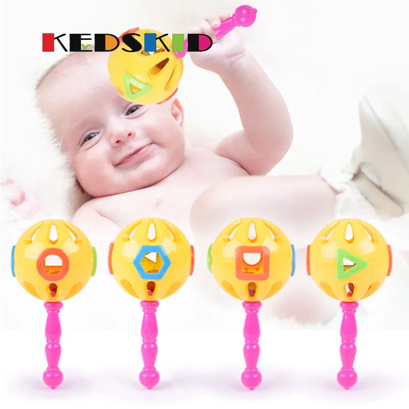 Baby Kid Toy Rattle Bells Shaking Early Development Toys Early