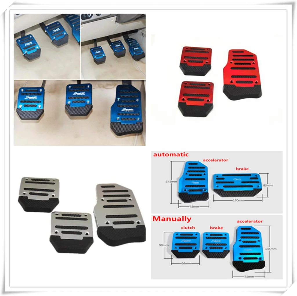 

Car Manual automatic Transmission metal Pedal Cover for Volvo S40 S60 S80 XC60 XC90 V40 V60 Any Cars XC40 360c V90 V40
