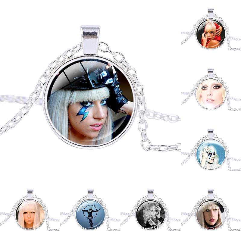 

Hot trend of the popular fashion Promotion Lady GaGa photo necklace Mother Monster pendant jewelry Fashion necklace Chokers