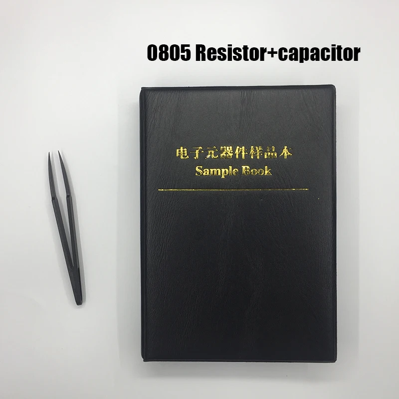 Комплект резисторов 4250 шт. 1% 0805 smd + конденсатор 2300 в ассортименте книга образцов