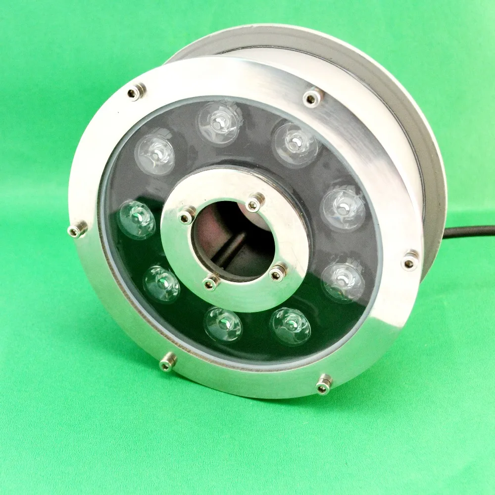 

Newest 9W LED Underwater Light Swimming Pool Pond Fountain Aquarium Lamp Bulb Waterproof AC12V IP68 free shipping