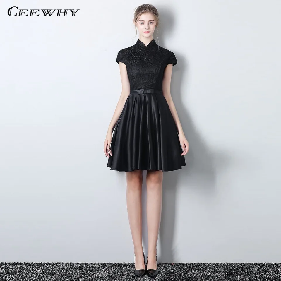 little black dress high neck