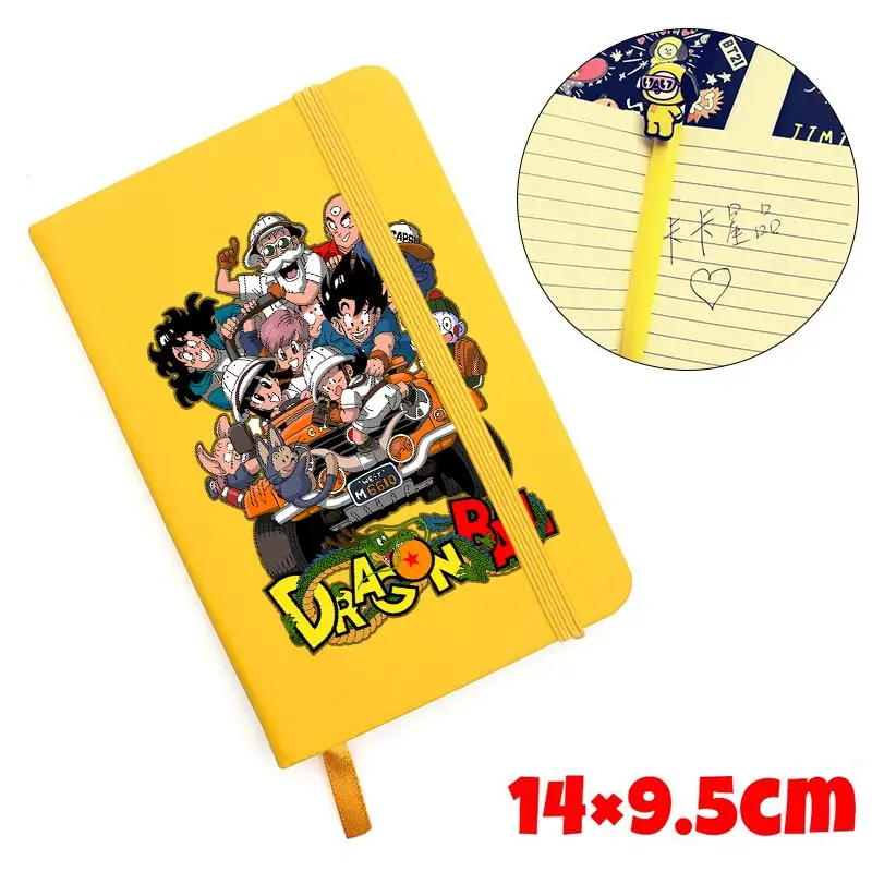 Dragon Ball Z блокнот Аниме Сон Гоку кожаный бондаж записная книжка-дневник