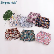 Baby Girls Shorts Summer New Arrival Floral Pantie Beach Cotton Shorts Swimming Trousers Infant Ruffle Pants Girl Clothing