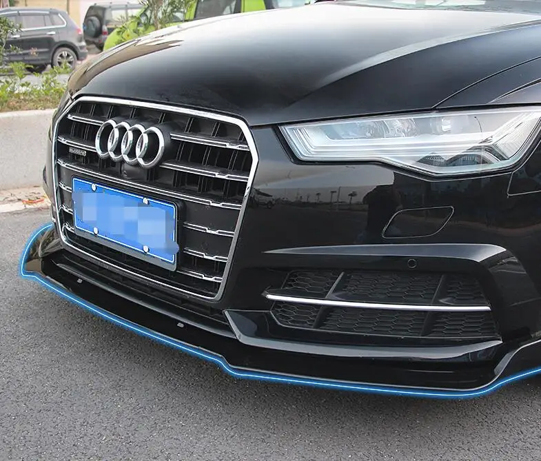 Для Audi A6 Body kit спойлер- для Audi A6 ABS задний спойлер передний бампер диффузор защитные бамперы