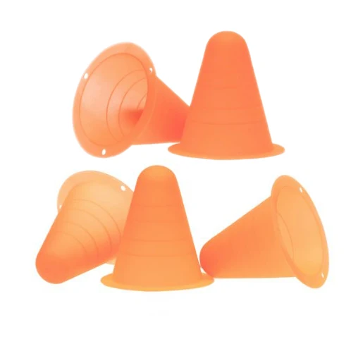 

5Pcs PVC Bright-colored Slalom Cones for Slalom Skating Cone Skating