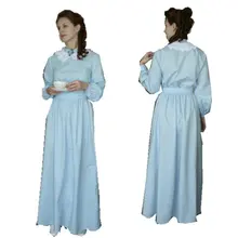 1860 S, Викторианский готический корсет/Бальные платья с изображением Южной Белль, Civil War США 4-16 V-1266