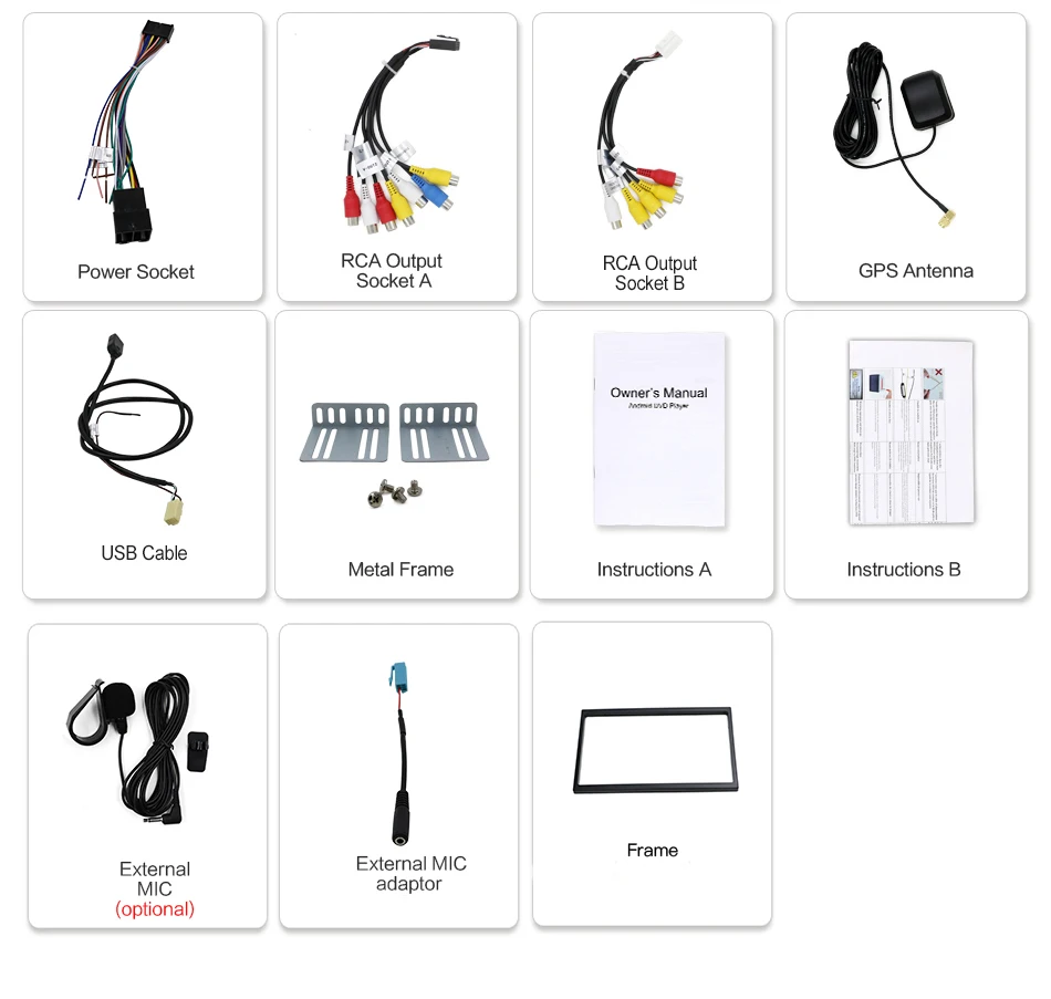 Clearance 6.2" 2 din car radio Full touch screen 8 Core Android 9.0 Support 4G Network Car GPS 2 din Universal car radio cassette recorder 22
