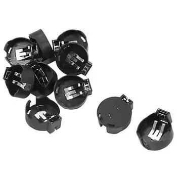 

10Pcs Plastic 20mm Pin Distance CR2477 Button Cell Battery Holder