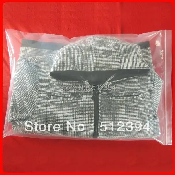 Thick 3MIL 40cmx60cm(15.7"x23.6") large clear ziplock bags clothes