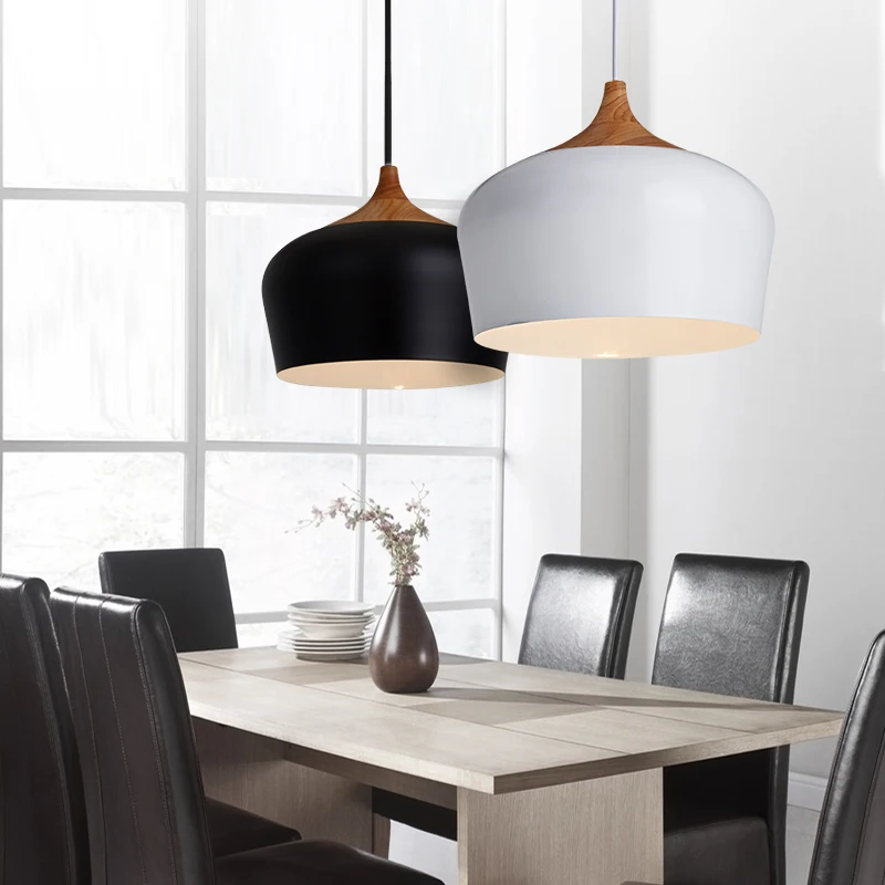 Kopen Moderne Hanglampen Keuken Eetkamer Lampara Colgante Verlichtingsarmaturen Opknoping Lamp Moderen Led Nordic Retro Hanger Verlichting