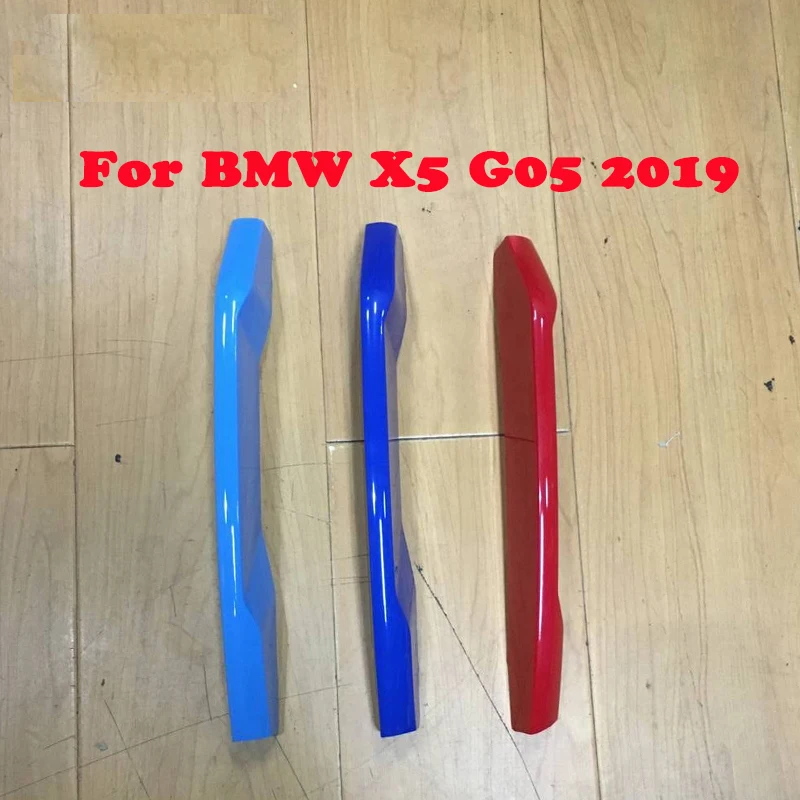 

3pcs Car Styling Stickers For BMW X5 G05 X5 2019 Accessories Front Grilles Bumper Covers Motorsport M Performance Power 3 colors