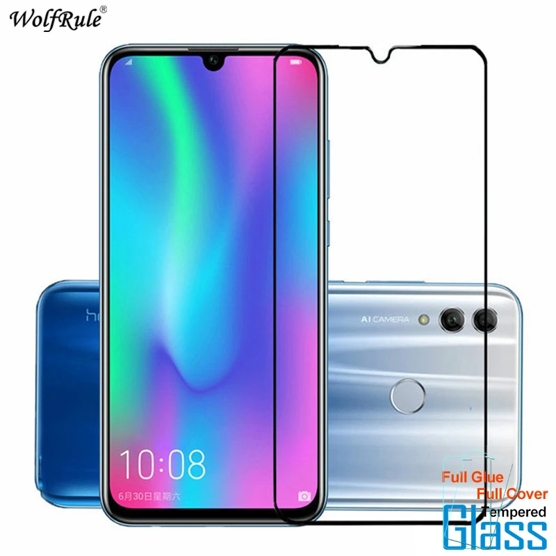 

2Pcs For Glass Huawei P Smart 2019 Screen Protector Full Glue Cover Tempered Glass For Huawei P Smart 2019 Glass Phone Film