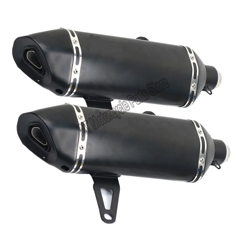 51Mm Scarico Moto Tubo In Acciaio Inossidabile Tubo Di Collegamento Centrale Con Silenziatore Di Scarico Ak Slip-On Per Yamaha X Max 300 Xmax 300