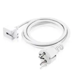 Высокое качество 1 шт. ЕС Plug УДЛИНИТЕЛЬ шнур для MacBook Pro воздуха Зарядное устройство кабель Мощность Кабель-адаптер