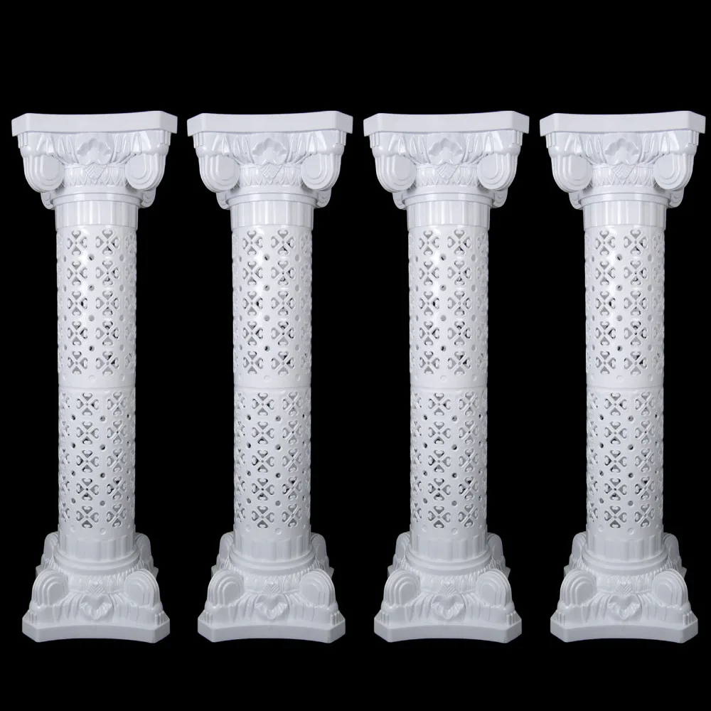 4pcs Lot Plastic Roman Column Plastic Pillars Wedding Stands Bouquet