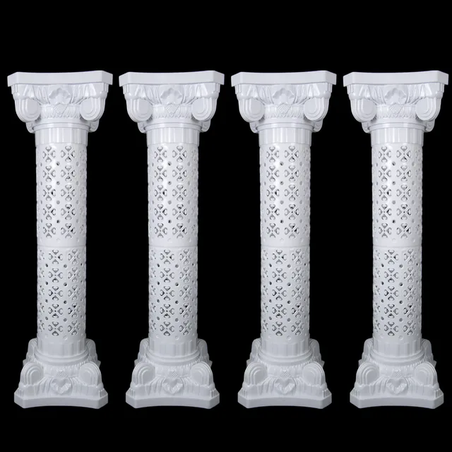 4pcs/lot Plastic roman column plastic pillars wedding stands Bouquet