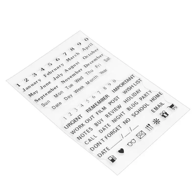 DIY штамп прозрачный Силиконовые печати Скрапбукинг Декоративные украшения подарки