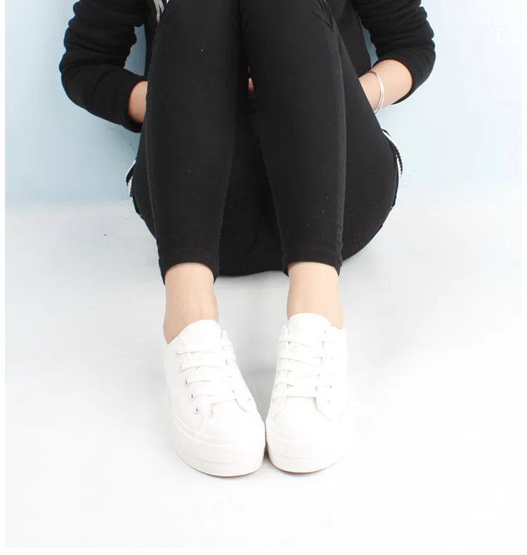 

Work walking 2018 white platform canvas shoes women's walking shoes A8B1-A8B6
