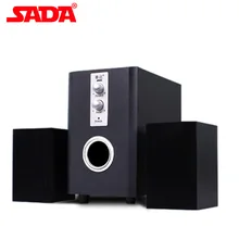 Сада D-200T дерева окружают Desktop Multi Media Сабвуфер Стерео тяжелый бас PC USB компьютера деревянный Динамик s для смартфонов