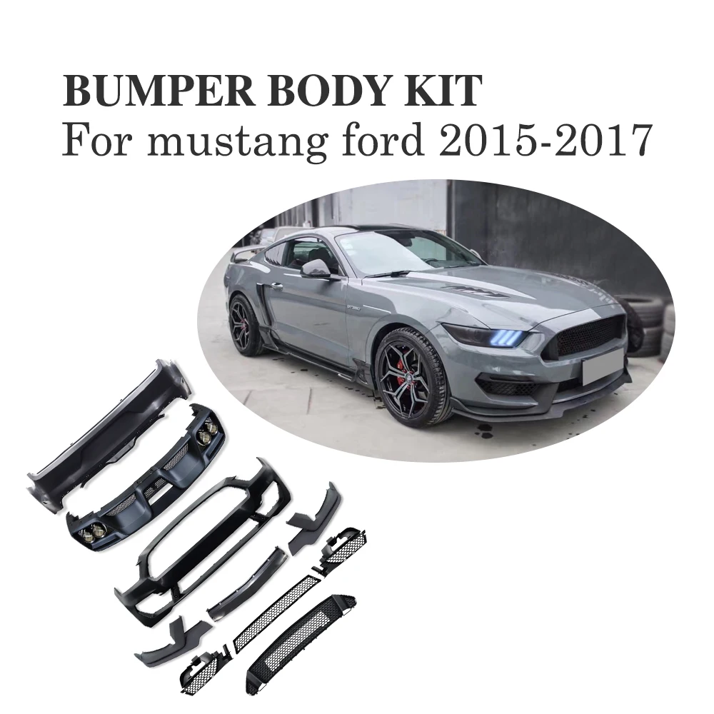PP полный комплект для Mustang Ford 2015 2017 автомобильные аксессуары|bumper for car|car bumperbumper ford |